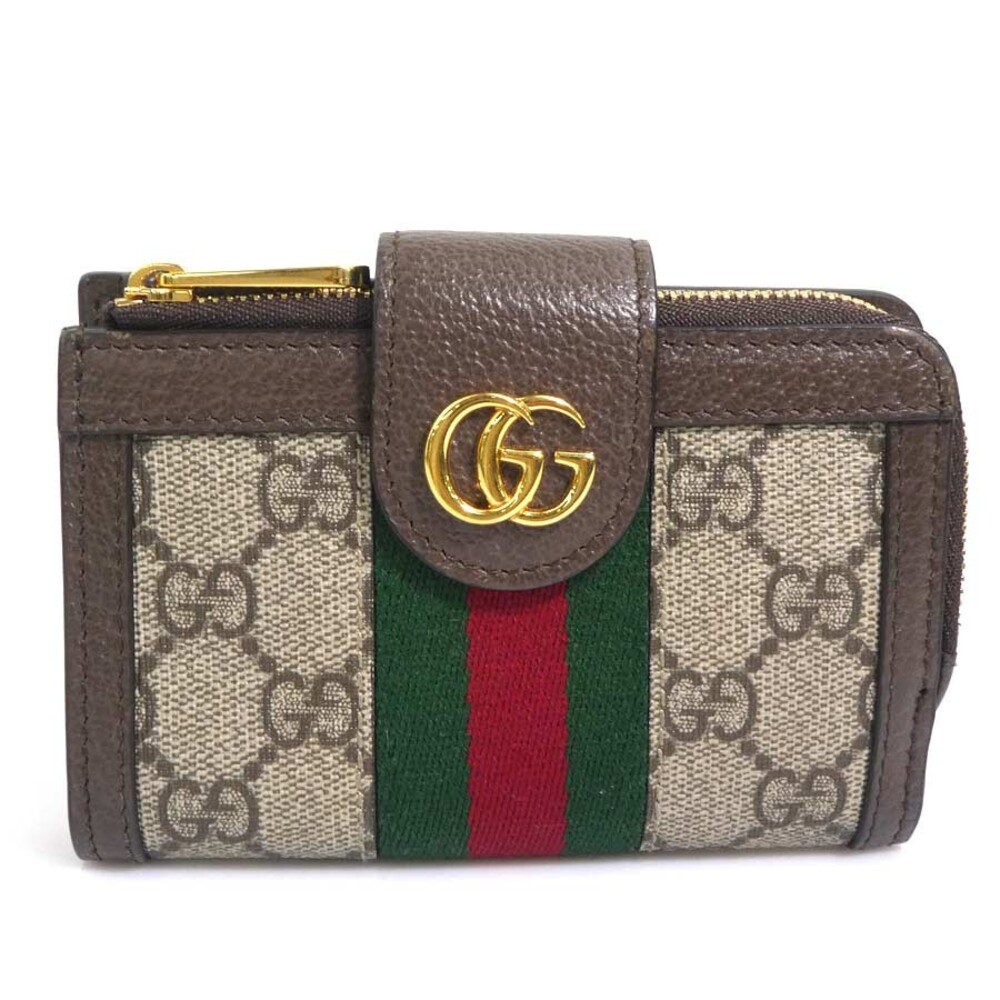Auth Gucci Gg Marmont Bifold Wallet #284528G38B